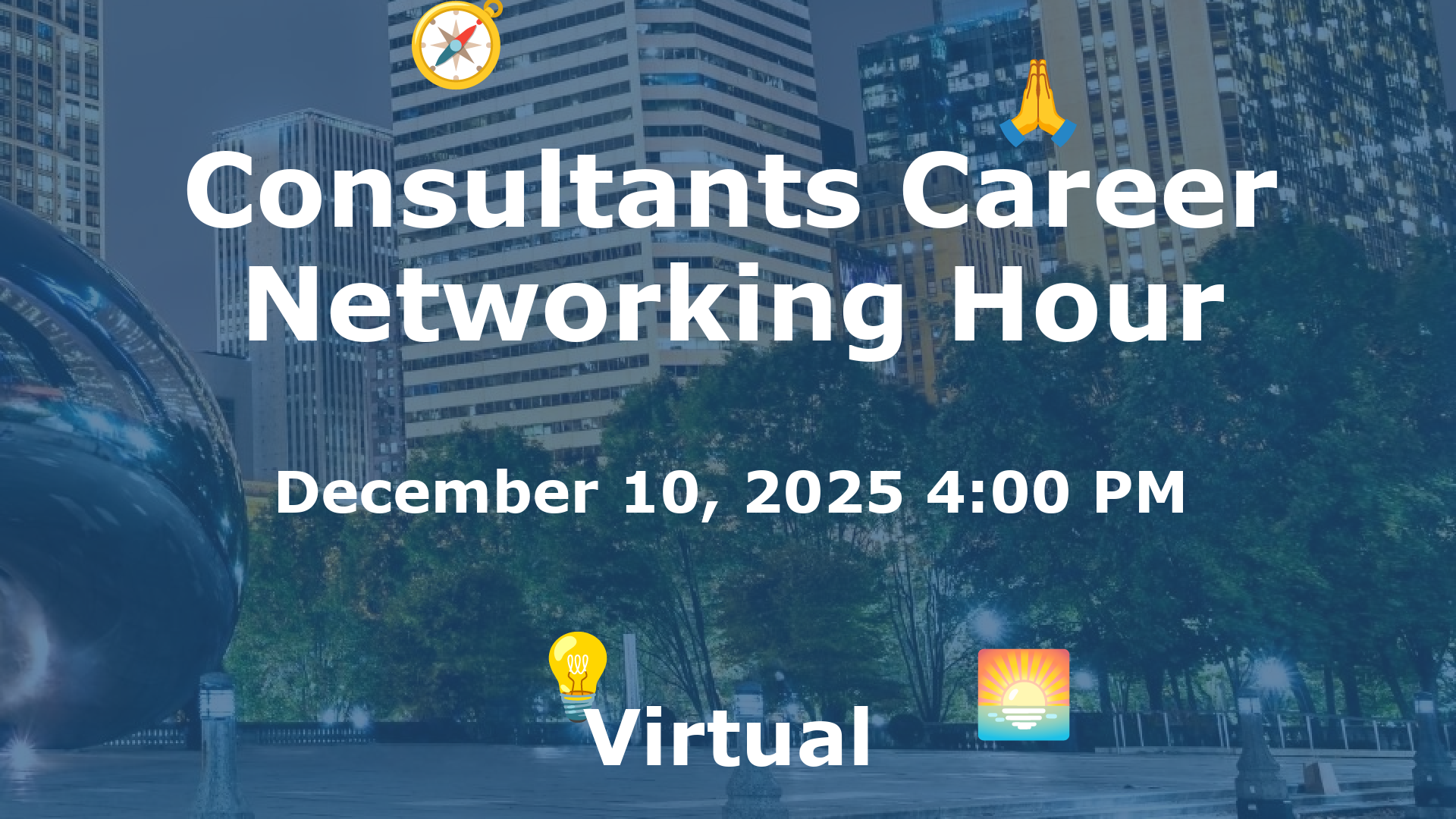 Consultants Career Networking Hour event image